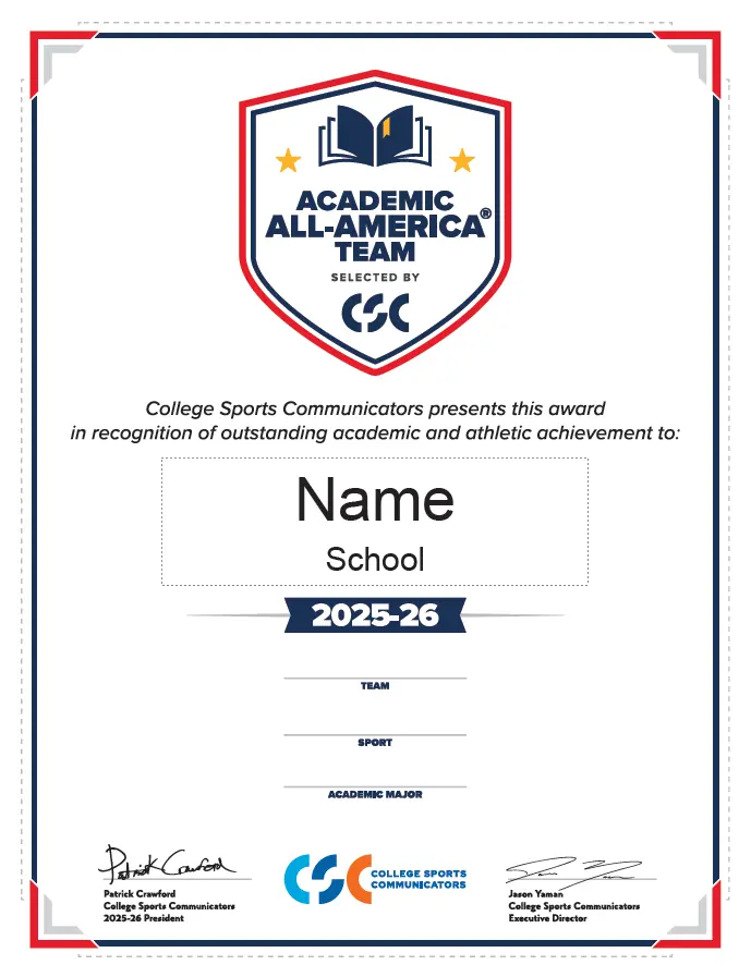 CSC-1 Acrylic Certificate Plaque