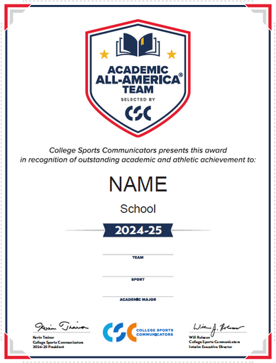 [BLD00981] CSC-1 Acrylic Certificate Plaque