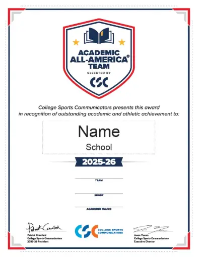 [BLD00981] CSC-1 Acrylic Certificate Plaque